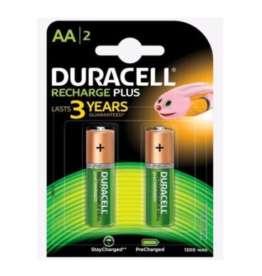 Duracell Lot de 2 batterie rechargeable