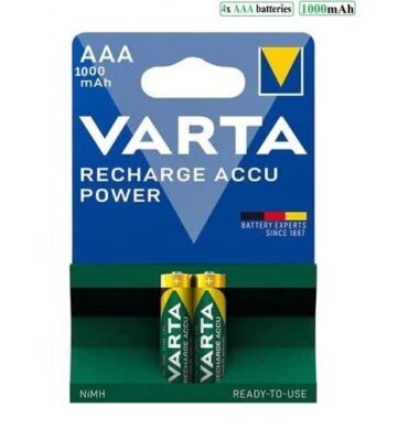 Varta 2 batterie rechargeable AAA 1000mAh