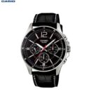 Casio montre homme 6 Aiguilles Cuir