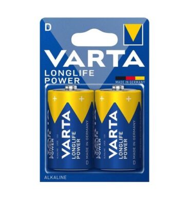 Varta 2 piles alcalines type D 1,5 Volts-LR20