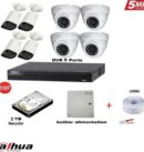 Dahua Kit surveillance dvr 8Camera+disque dur+cable+armoir