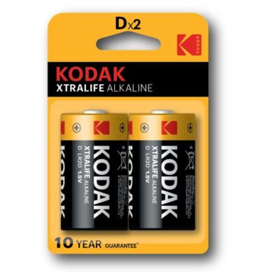 Kodak 2 alkaline batteries D lr20