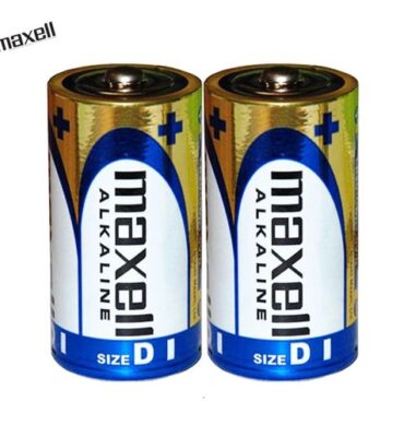 Maxell 2 batteries LR20 Dx2-Type D