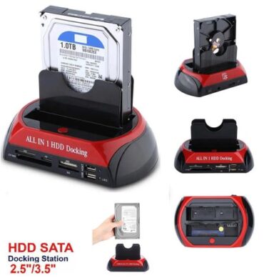 station d'accueil USB 2.0 pour disque dur 2,5/3,5 pouces