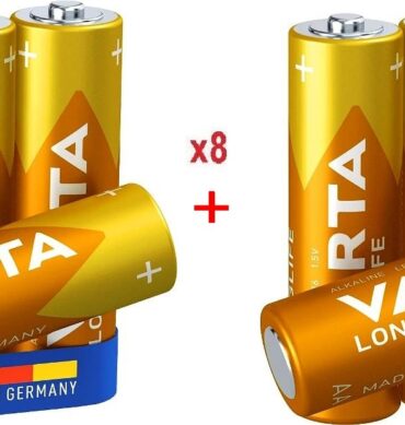 Varta 8 Batteries longlife alkaline AA LR06