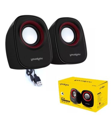 youaiyou haut parleurs C4 Stereo Pc 3.5w-Jack -Usb
