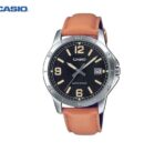 Casio montre homme analog clasique bracelet en cuir
