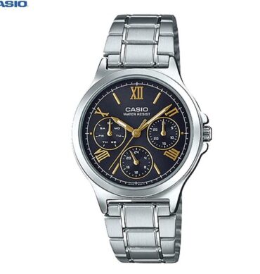 Casio montre pour femme triple Quartz bracelet acier inoxydable