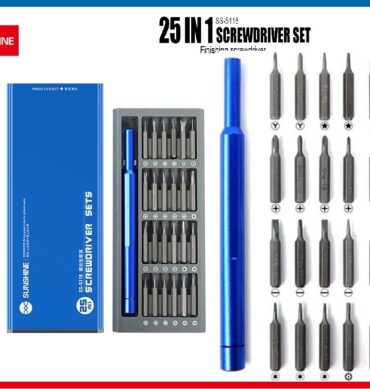 SS-5118 Jeu de 24 tournevis de haute précision maghnetic aspirées