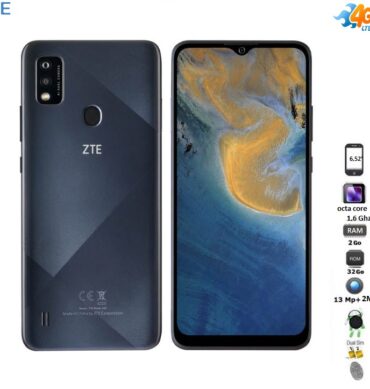 Zte Smartphone 4G 6.52" Gsm Dual Sim 13MP-32GB-Ram2GB-Empreinte Blade A51