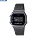 Casio Montre homme femme électronique avec fil métallique-A168wemb-1bdf