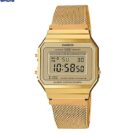 Casio Montre Unisexe homme et femme Vintage Series Numérique Cadran Dore-A700WMG-9ADF