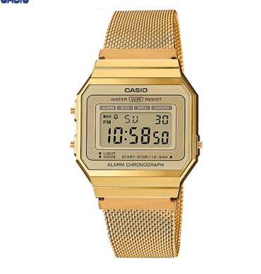 Casio Montre Unisexe homme et femme Vintage Series Numérique Cadran Dore-A700WMG-9ADF