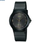 Casio montre homme Étanche Bracelet en plastique cadran rond noir-MQ-76-1ALDF