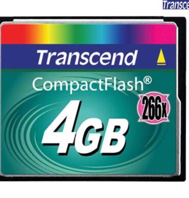 Transcend Carte memoire flash compacte 4 GB / Go, série Ultra-Performance 266x