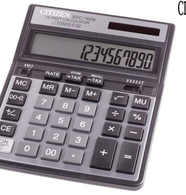 Citizen Calculatrice de base bureau SDC-760N 16 chiffres