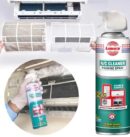 Asmaco Nettoyant pour climatiseur spray moussant intérieur antibactérien, antifongique