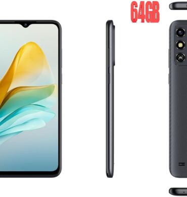 ZTE Blade A53+ Smartphone 4G 6,52" HD+ 2 Go RAM 64 GB 13 MP,4000 mAh rapide 10 W empreinte-Space grey