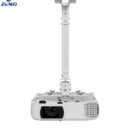 Zeno Support de plafond pour projecteur aluminium Montage plafond/mur Rotation 360°