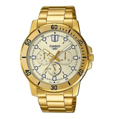 Casio Montre Homme Analog clasique Metal Dore Dial-mtp-vd300g-9eudf