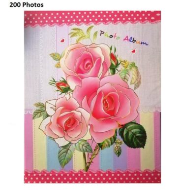 Album avec boitier Photos 200 photos 5" x 7" -(13 × 18cm) Tres Beau design couleur de la jackette selon la disponibilte