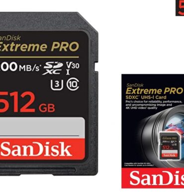 Sandisk Extreme Pro Nouvelle Carte memoire Sdxc Extreme Pro 512 Gb jusqu'à 200 Mb/s classe 10,U3,V30