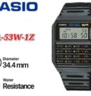 Casio Montre électronique unisex homme CA-53W-1Z -Avec calculatrice