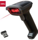 Deli Lecteur Code a barres Sans Fil Barcode Scanner 1D et 2D Lecteur Douchette Rapide et Fiable