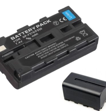 Digital Batterie compatible rechargeable lithium-ion (7,4 V, 4400 mAh) pour appareils photo Sonyy NP-F770 et NP-F750