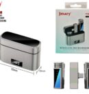 Jmary Microphone Lavalier Sans Fil Professionnel MW-15 Type-C – Double Micro 2.4G