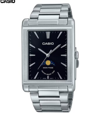 Casio Montre Homme Bracelet metal Phases de lune etanche WR50M-mtp-m105d-1avdf