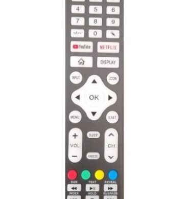 MORSAT Telecommande premium pour TV Morsat et Vision avec YouTube, Netflix, menu d'affichage