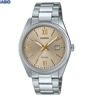 Casio Montre pour homme Bracelet metal Aiguilless lumineuses etanche jusqu'à 50m-mtp-1302dd-9avdf