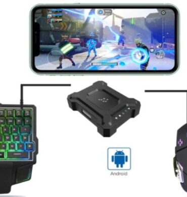 Ensemble de jeu Jedel CP-08 clavier souris et convertisseur pour Pc et mobile