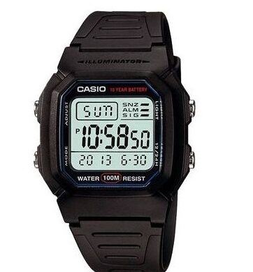 Casio montre Digital pour homme Précision,confort sangle plastique-w-800h-1avdf