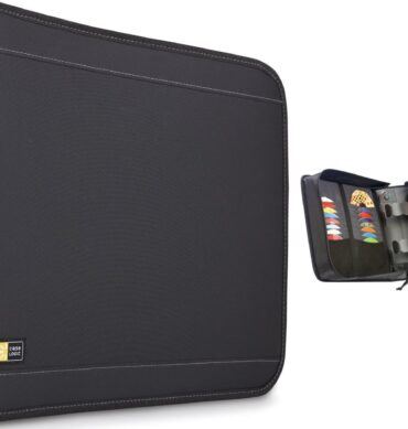 Case Logic Rangement Etui pour CD CDW-320 en nylon noir Range jusqu'à 336 CD accès rapide et facile