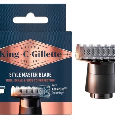 King C. Gillette Lame de recchange rasoir Style Master Blade pour homme 1pièce