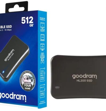 Goodram Disque dur externe SSD Usb3.2 Gen 2 HL200 512GB/Go Transfert rapide