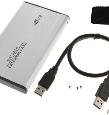 Boitier de disque dur externe 2,5" SATA USB 3.0 pour ordinateur portable 2,5"-Couleur aléatoire