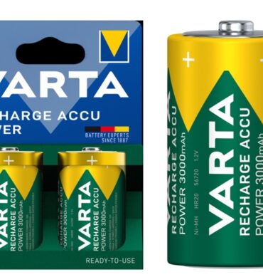 VARTA 2 batteries Recharge ACCU Power D 3000 mAh Piles D rechargeables sous Blister HR20 1.2V