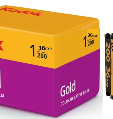 Kodak 1 Rouleau pellicule Gold 200 35 mm 36 poses couleur négative pour appareil photo argentique 35 mm