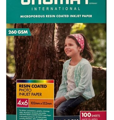 UNOMAT Papier photo brillant ultra premium 260 GSM 4R 102mm x 152mm 100 feuilles-Japan