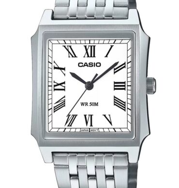 Casio Montre elegante classique etanche homme acier en acier inoxydable-Mtp-b190d-7bvdf