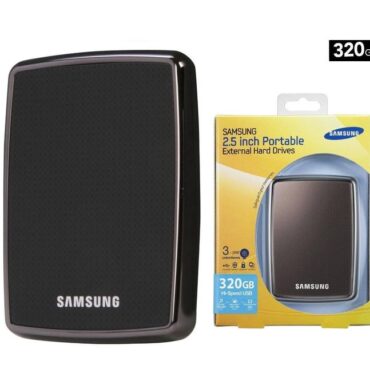 Samsung Disque dur externe portable S2 320GB/Go USB 2.0 HXMU032DA/G22 (noir piano)