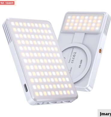 Jmary Lampe puissante de remplissage magnétique portable LED pour la photographie et la vidéographier 3000Mah FM-168R couleur Aleatoire