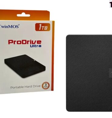 Disque dur externe 1TB ProDrive TwinMos Ultra USB 3.0 vers Type C Haute performance et portabilité