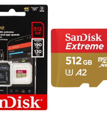 Sandisk Ultra Carte memoire 512gb microSDXC Extreme 190 MB/s 4K Uhd Dronee A2Classe10,U3,V30
